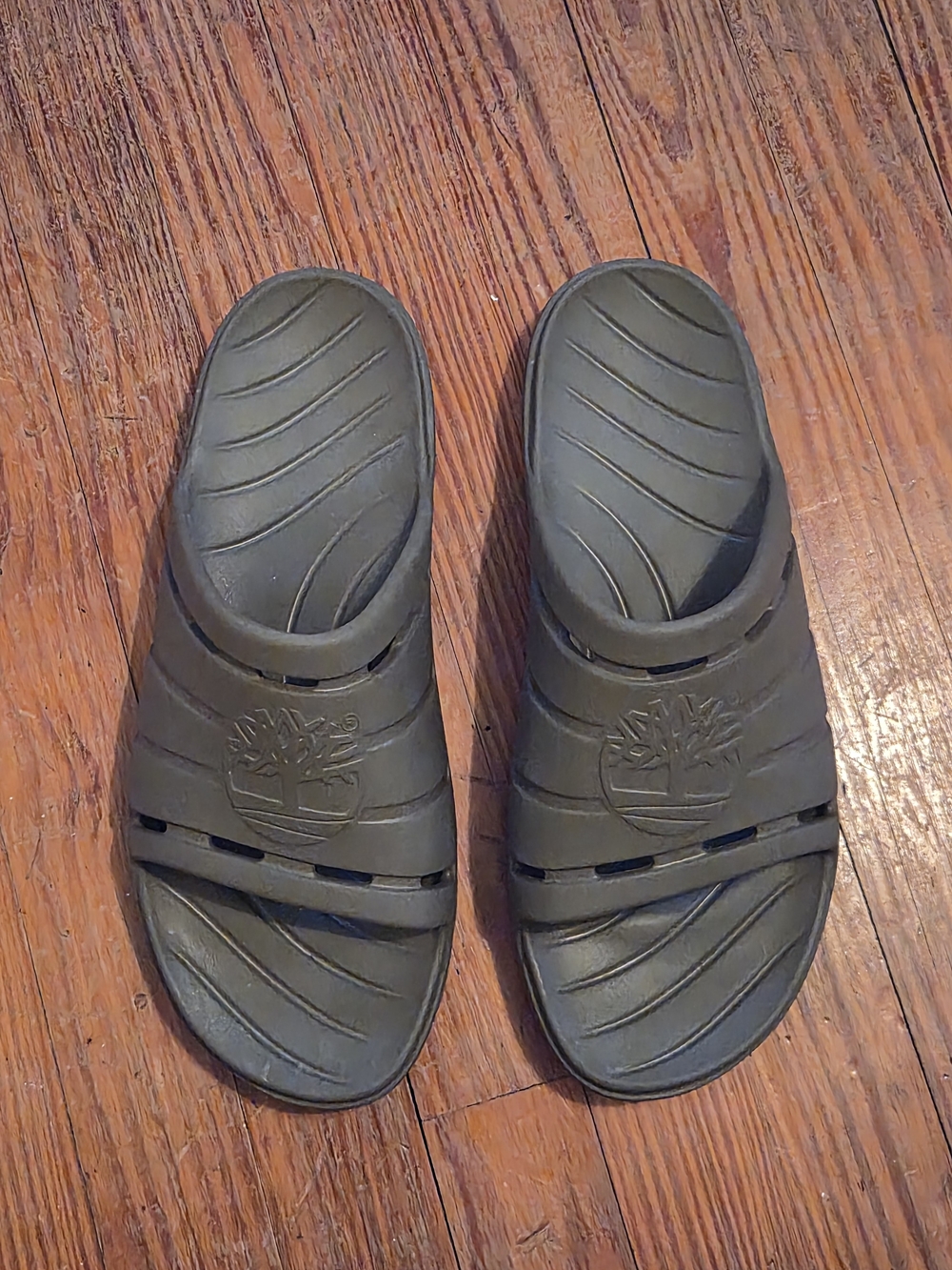 Timberland Men's Hunter Green Slide Sandals